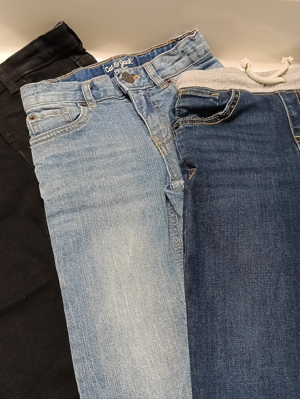Cat & Jack Toddler Boys 3T Jeans Bundle - 3 Pairs (Comfort Waist & Classic Style